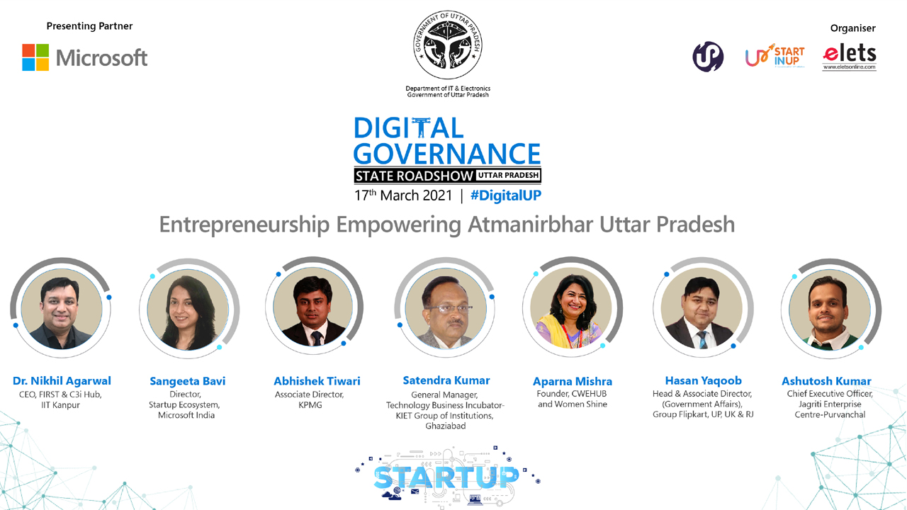 Session- Entrepreneurship empowering Atmanirbhar Uttar Pradesh