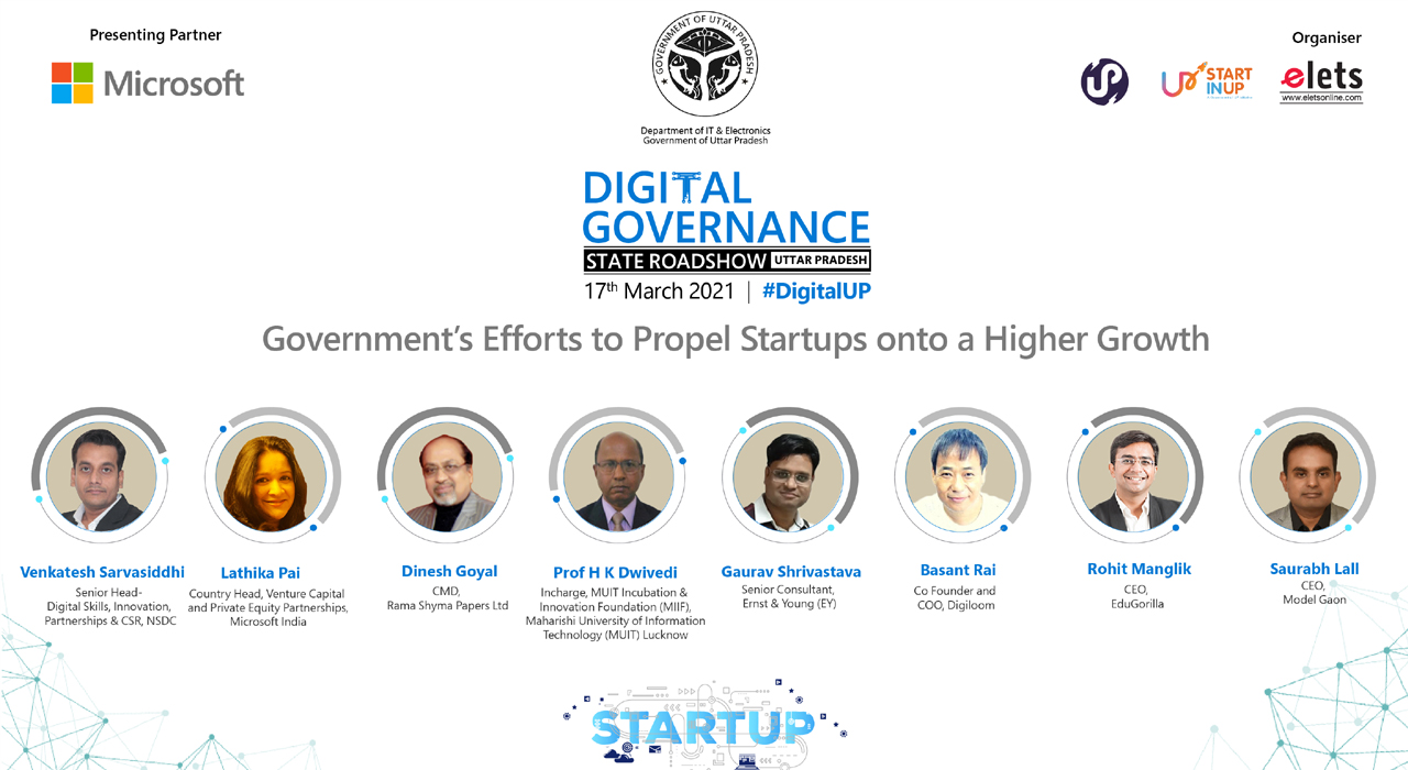Session- Government’s efforts to propel startups onto a higher growth